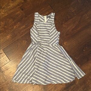 Striped Blue and White  Dress